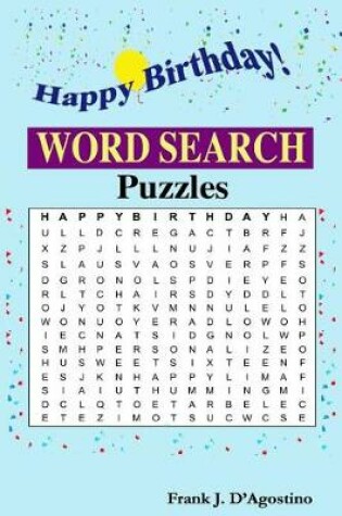 Cover of Happy Birthday Word Search