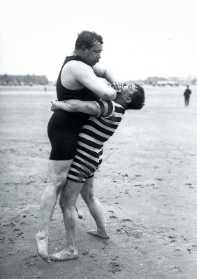 Book cover for Carnet Blanc, Lutteurs, Deauville, 1913