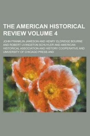 Cover of The American Historical Review Volume 4