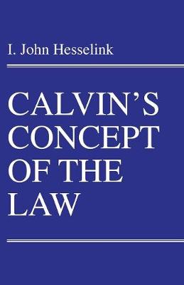 Book cover for Calvin's Concept of the Law