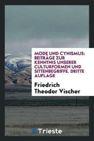 Cover of Mode Und Cynismus