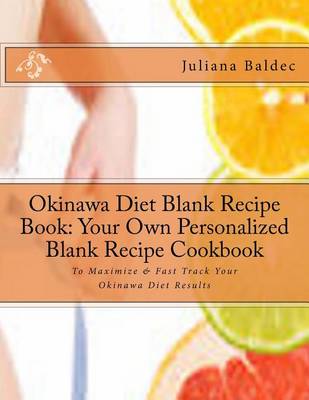 Book cover for Okinawa Diet Blank Recipe Book