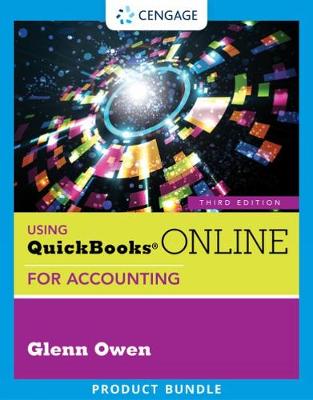 Book cover for Using QuickBooks (R) Online for Accounting (with Online, 6 month Printed Access Card)