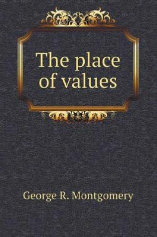 Cover of The place of values