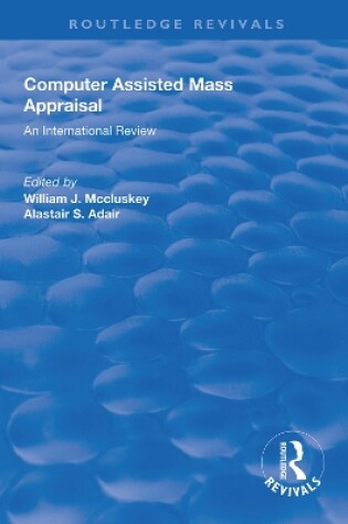 Cover of Computer Assisted Mass Appraisal