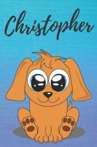 Cover of Christopher dog coloring book / notebook / journal / diary