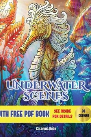 Cover of Underwater Scenes Coloring Book