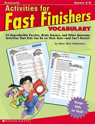 Book cover for Activities for Fast Finishers