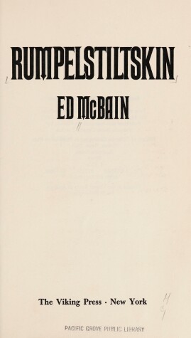 Cover of Rumpelstiltskin