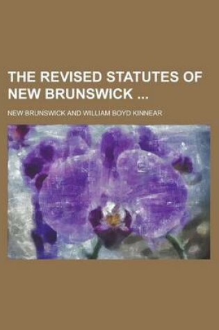 Cover of The Revised Statutes of New Brunswick