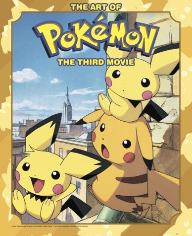 Book cover for The Art of Pokemon, the Movie 3