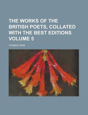 Book cover for The Works of the British Poets, Collated with the Best Editions Volume 5