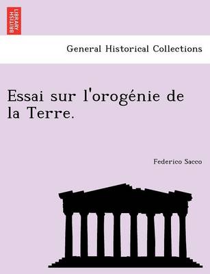 Book cover for Essai Sur L'Oroge Nie de La Terre.