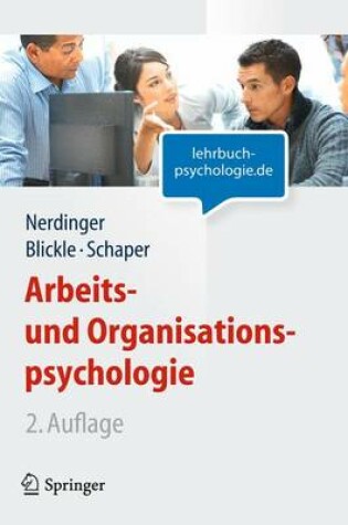 Cover of Arbeits- Und Organisationspsychologie (Lehrbuch Mit Online-Materialien)