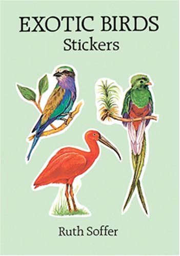 Book cover for Exotic Birds Stickers