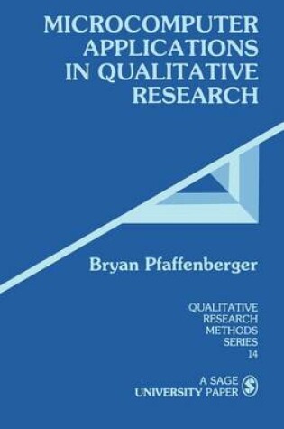 Cover of Microcomputer Applications in Qualitative Research
