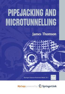 Book cover for Pipejacking and Microtunnelling