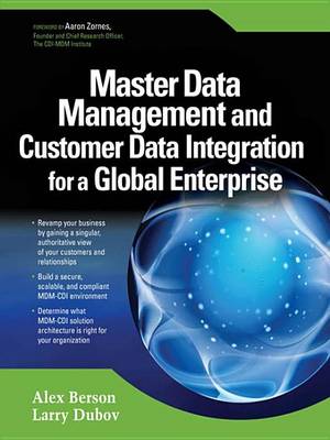 Book cover for Master Data Management and Customer Data Integration for a Global Enterprise