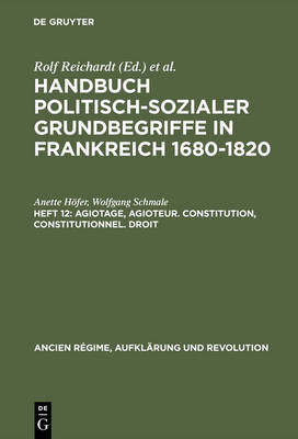 Book cover for Agiotage, Agioteur. Constitution, Constitutionnel. Droit