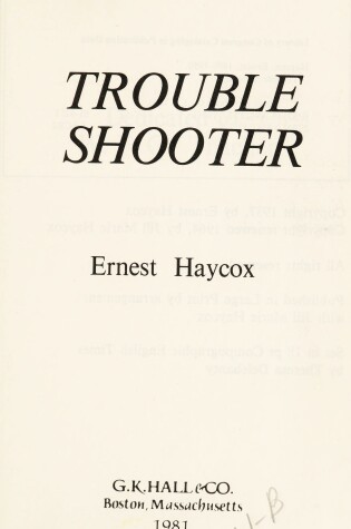 Cover of Troubleshooter