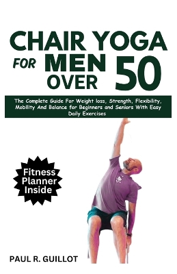 Book cover for Chair Yoga for Men Over 50