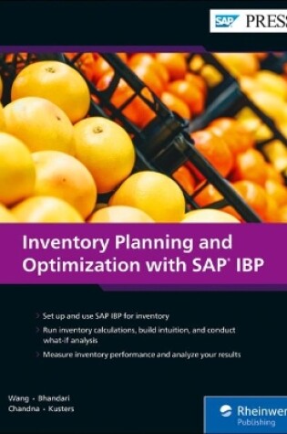 Cover of Inventory Planning and Optimization wih SAP IBP