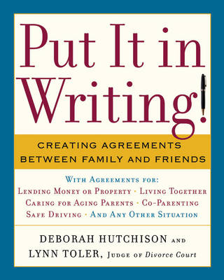 Book cover for Put it in Writing!