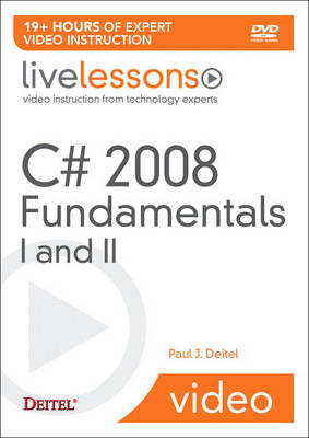 Book cover for C# 2008 Fundamentals I and II LiveLessons (Video Training)