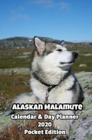 Cover of Alaskan Malamute Calendar & Day Planner 2020 Pocket Edition