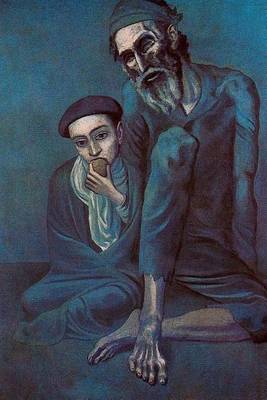 Book cover for Old Blind Man with a Boy (Pablo Picasso)