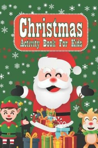 Cover of Christmas Activity Book for Kids