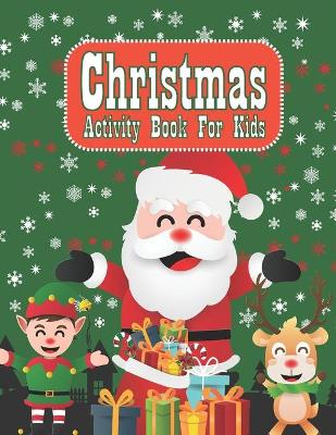 Book cover for Christmas Activity Book for Kids