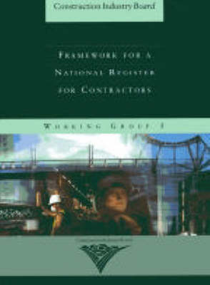 Book cover for Framework for a National Register for Contractors