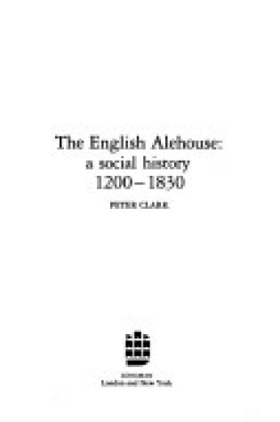 Cover of The English Alehouse