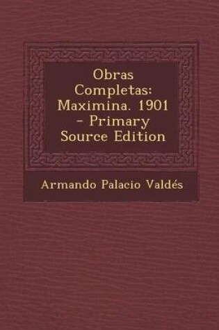 Cover of Obras Completas
