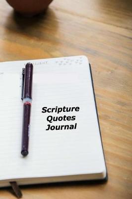 Book cover for Scripture Quotes Journal