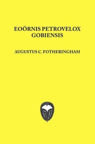 Cover of Eoornis Pterovelox Gobiensis