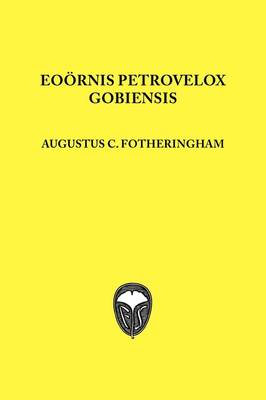 Book cover for Eoornis Pterovelox Gobiensis