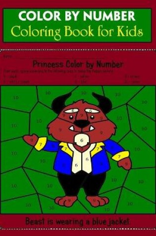 Cover of Color By Number Coloring Book for Kids