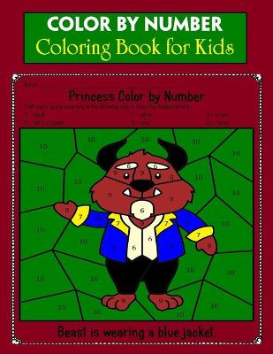 Book cover for Color By Number Coloring Book for Kids