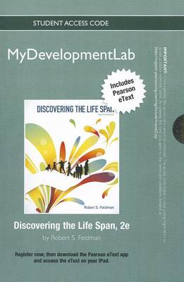 Book cover for NEW MyLab Human Development with Pearson eText Student Access Code Card for Discovering the Life Span (standalone)