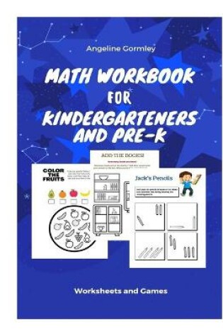 Cover of Math Workbook for Kindergarteners and PreK