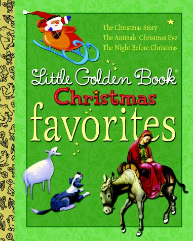 Book cover for Little Golden Book Christmas Favorites