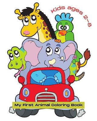 Book cover for My first Animal Coloring Book