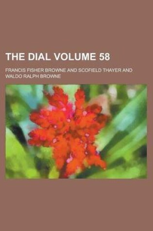 Cover of The Dial Volume 58