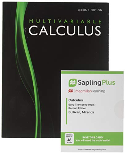 Book cover for Calculus: Early Transcendentals, Multivariable & Saplingplus for Calculus (Multi Term Access)