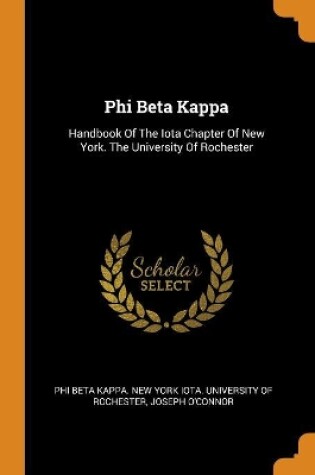 Cover of Phi Beta Kappa