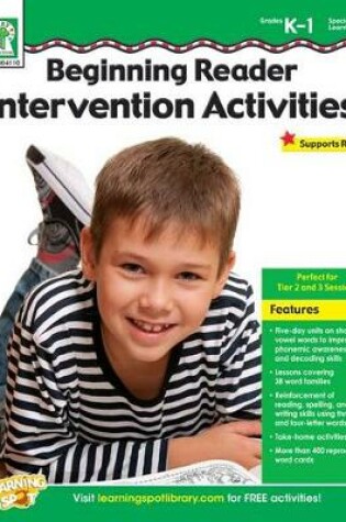 Cover of Beginning Reader Intervention Activities