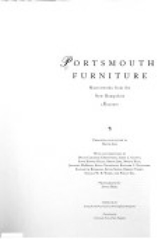 Cover of Portsmouth Furniture