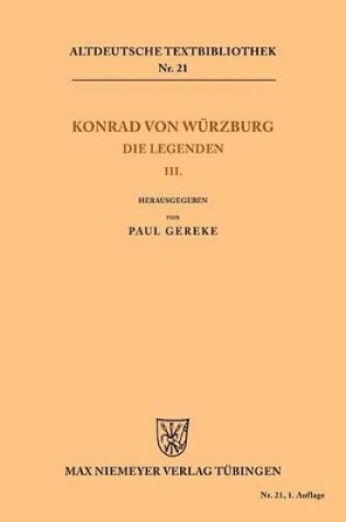 Cover of Die Legenden III